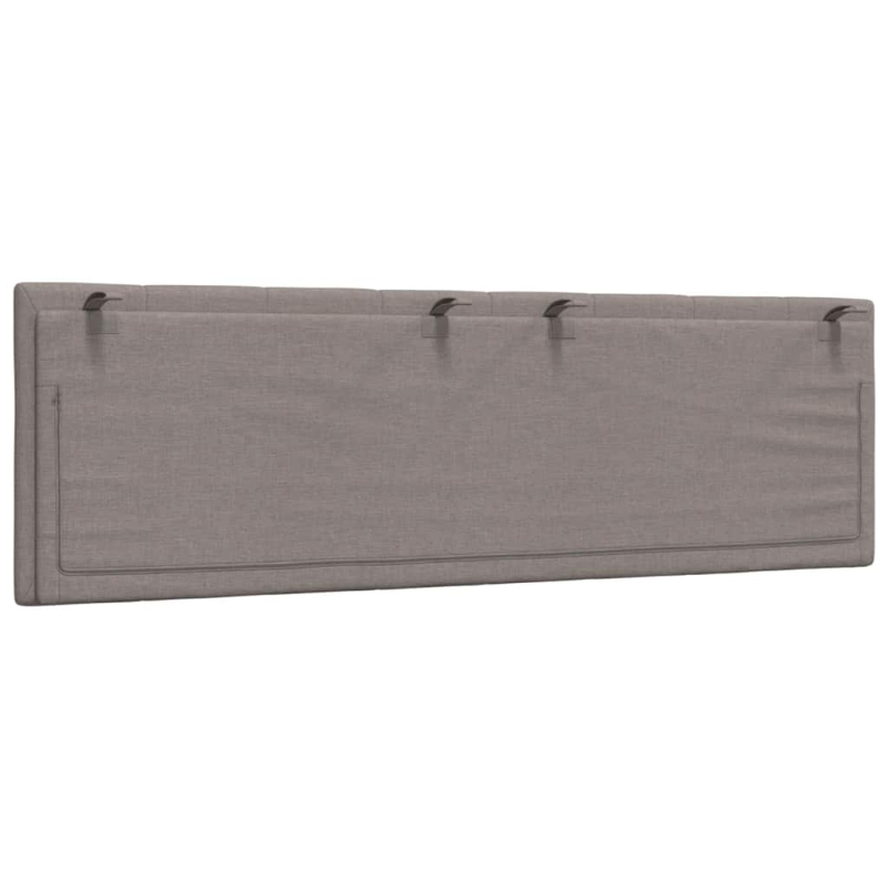 Kopfteil-Kissen Taupe 160 cm Stoff