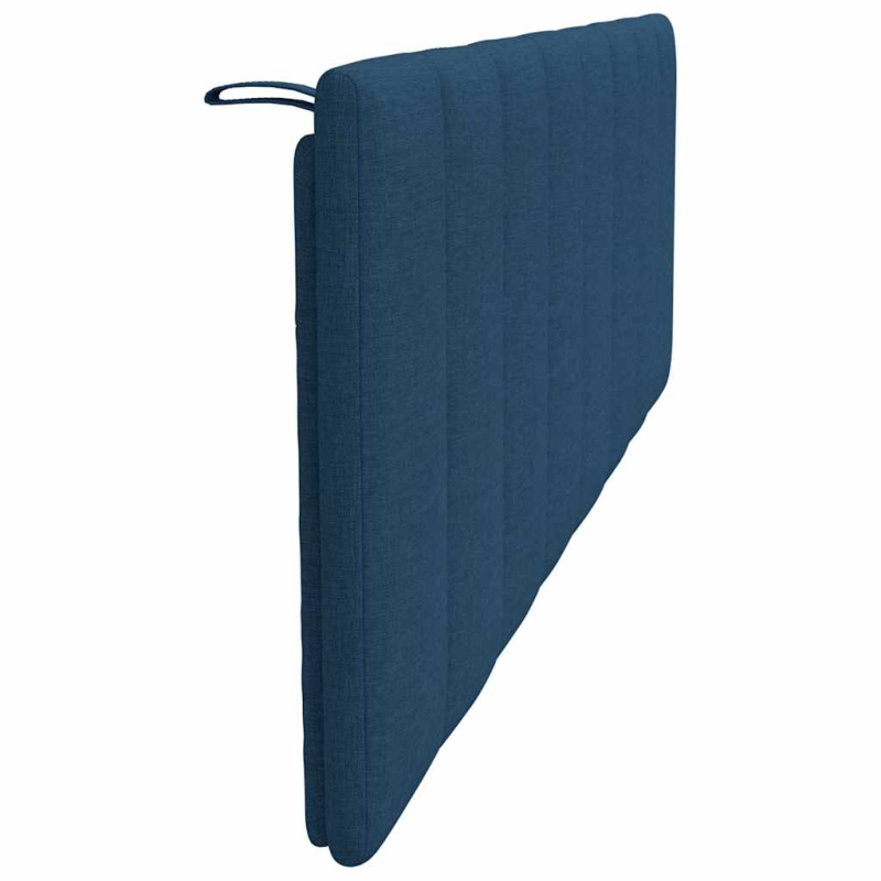 Kopfteil-Kissen Blau 160 cm Stoff