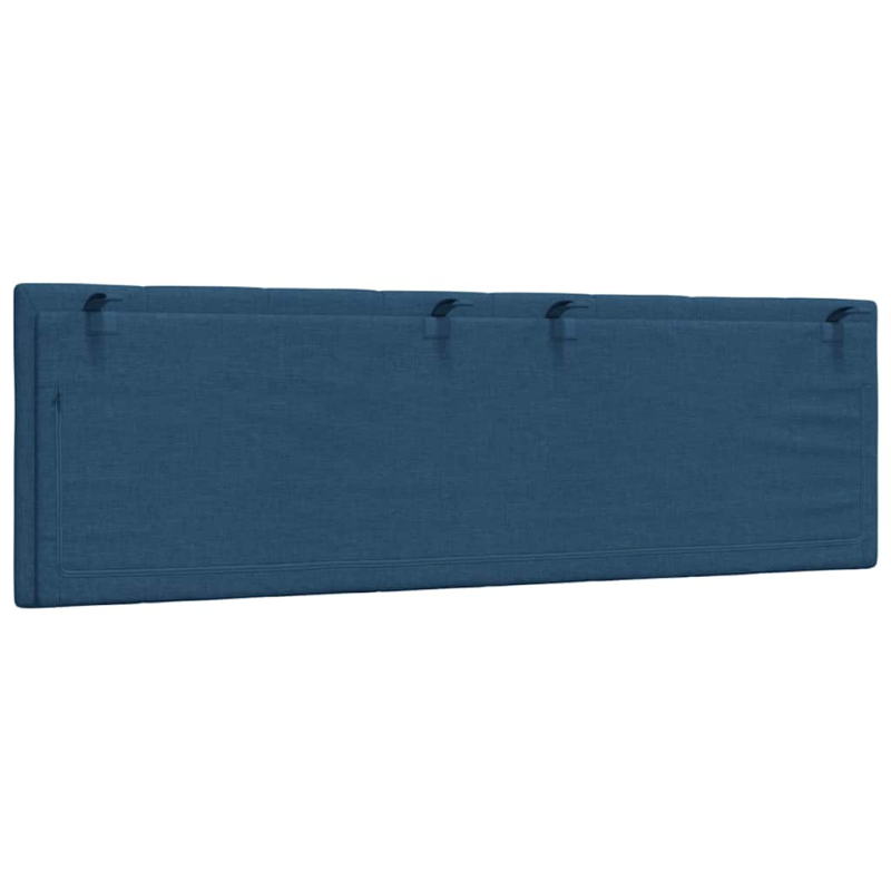 Kopfteil-Kissen Blau 160 cm Stoff