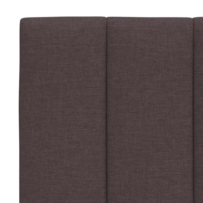 Kopfteil-Kissen Dunkelbraun 180 cm Stoff