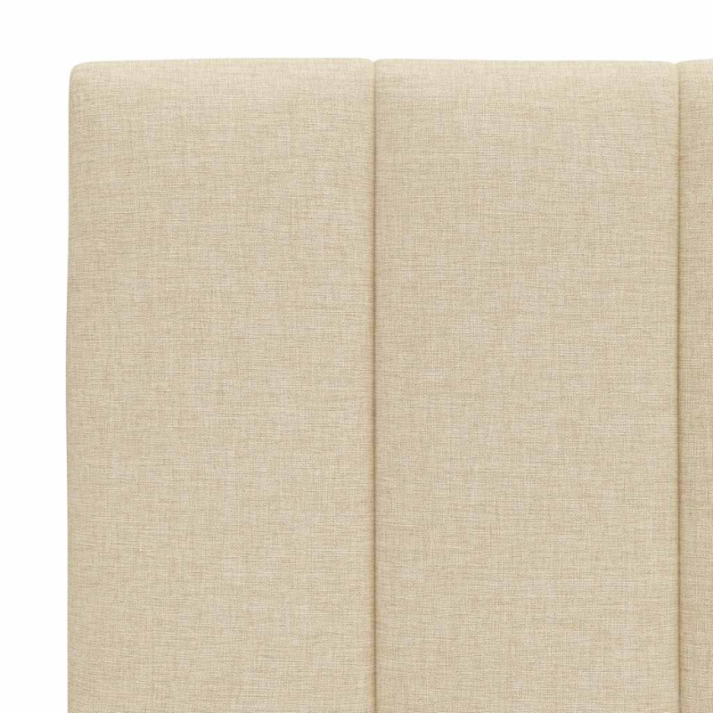 Kopfteil-Kissen Creme 180 cm Stoff