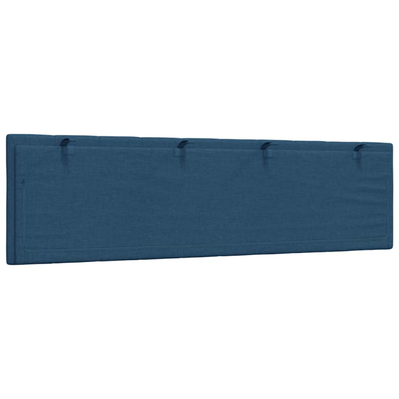 Kopfteil-Kissen Blau 180 cm Stoff