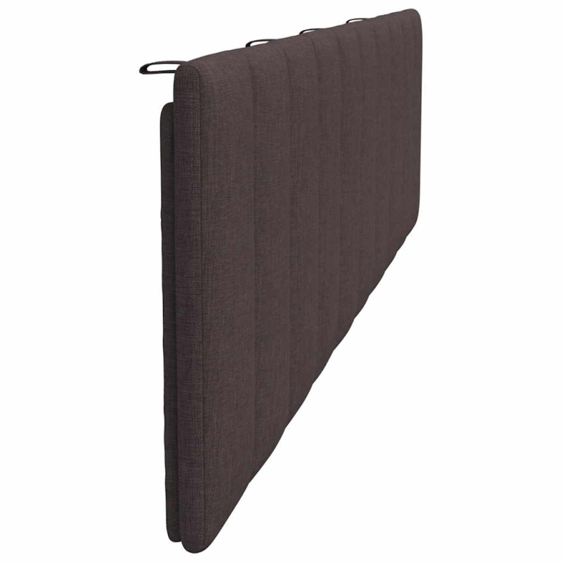 Kopfteil-Kissen Dunkelbraun 200 cm Stoff