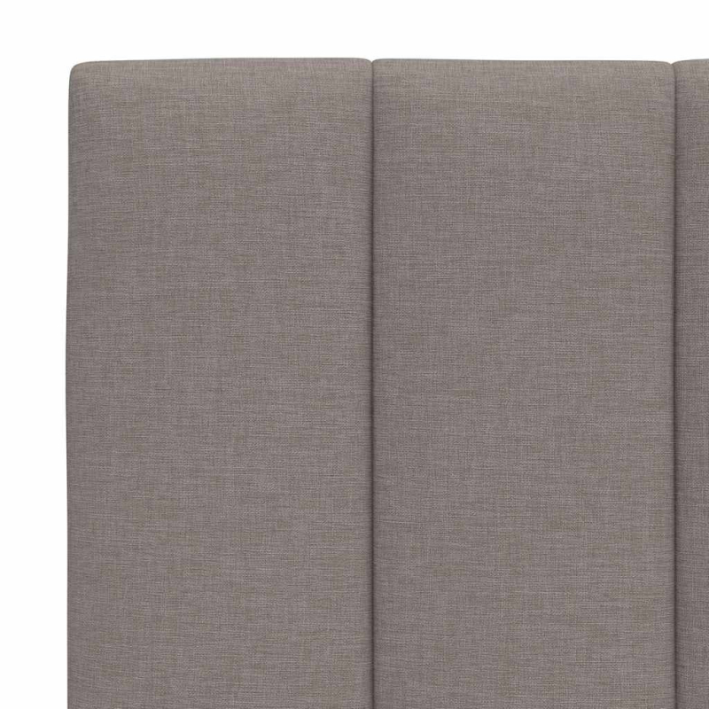 Kopfteil-Kissen Taupe 200 cm Stoff