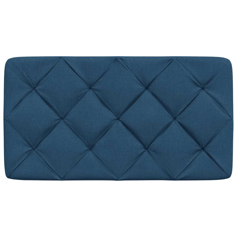 Kopfteil-Kissen Blau 90 cm Stoff