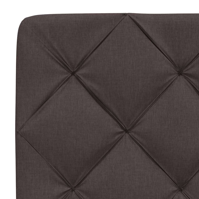 Kopfteil-Kissen Dunkelbraun 100 cm Stoff