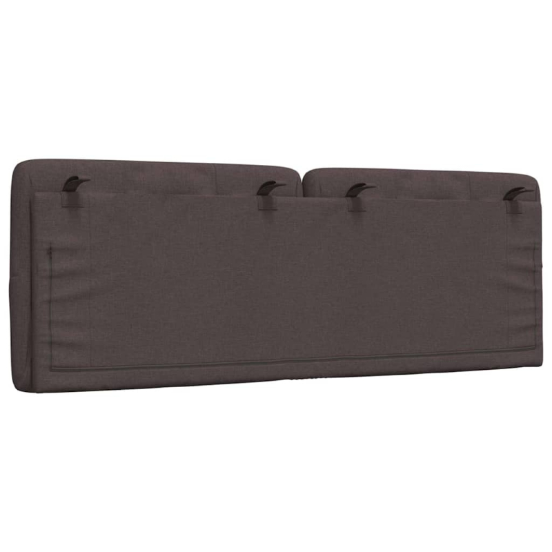 Kopfteil-Kissen Dunkelbraun 140 cm Stoff