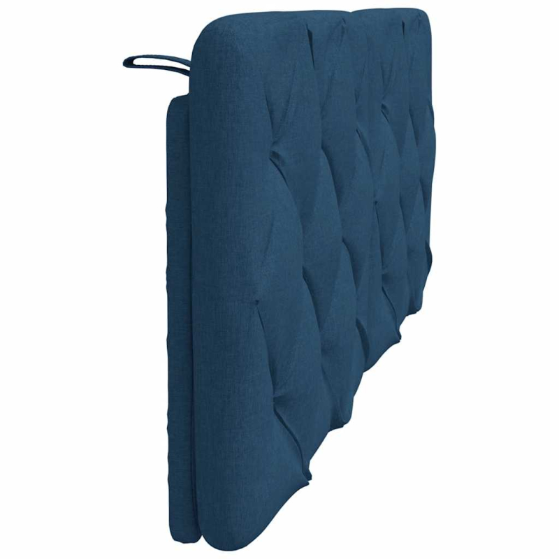 Kopfteil-Kissen Blau 140 cm Stoff