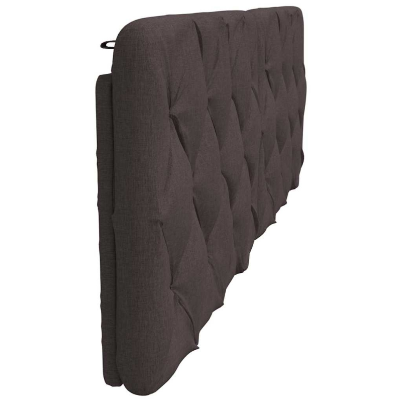 Kopfteil-Kissen Dunkelbraun 160 cm Stoff