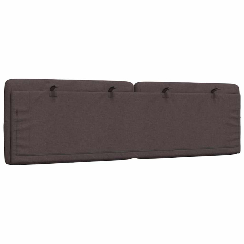 Kopfteil-Kissen Dunkelbraun 160 cm Stoff