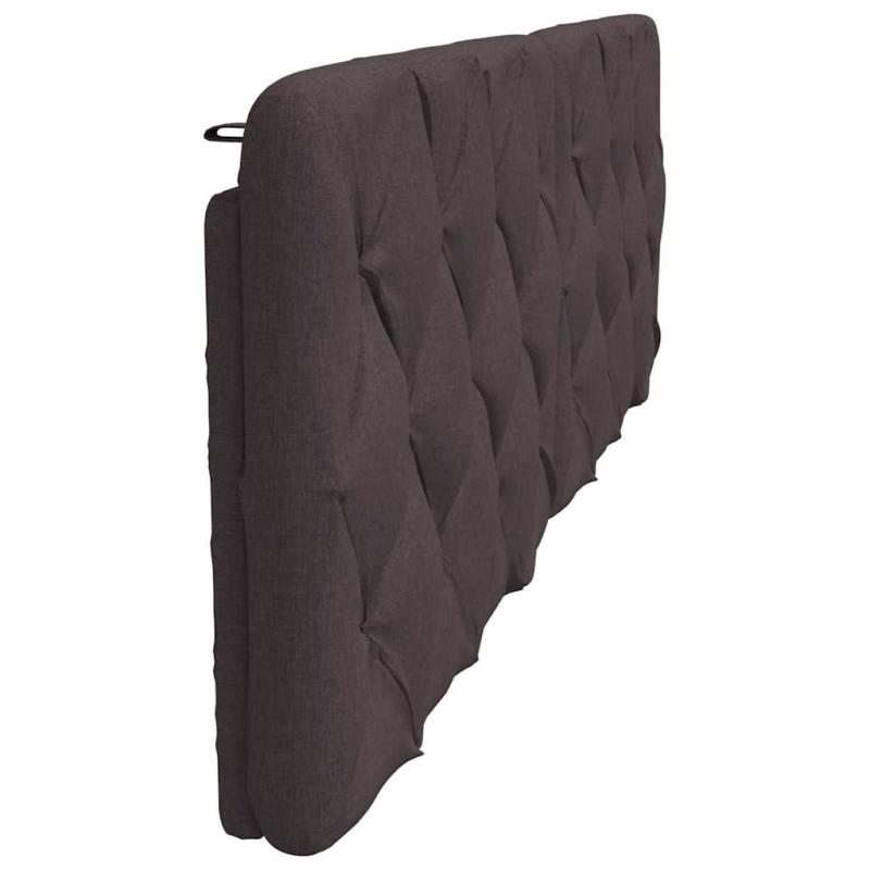 Kopfteil-Kissen Dunkelbraun 180 cm Stoff