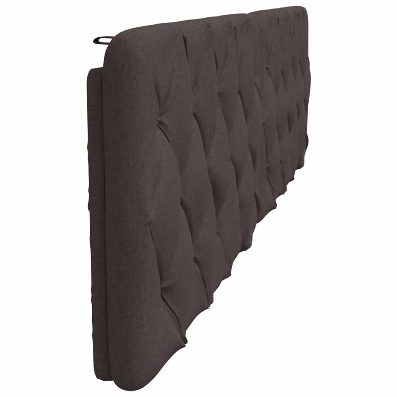 Kopfteil-Kissen Dunkelbraun 200 cm Stoff