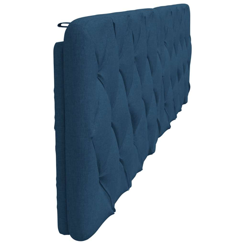 Kopfteil-Kissen Blau 200 cm Stoff