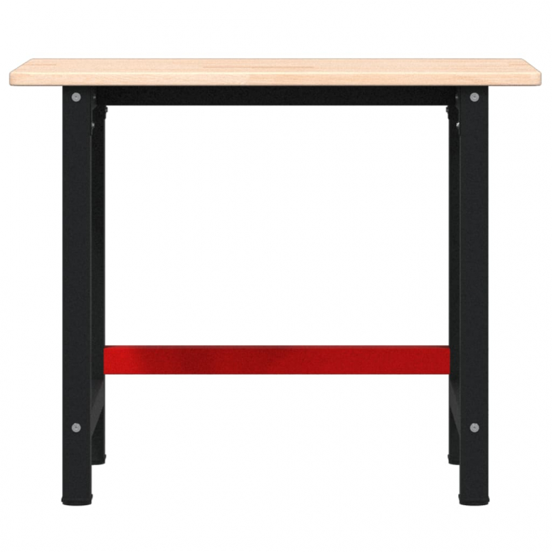 Werkbank 100x60x81,5 cm Massivholz Eiche Rechteckig