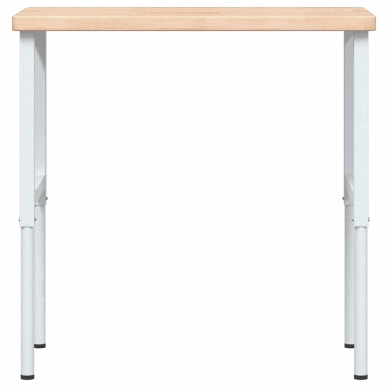 Werkbank 100x60x(73-99,5) cm Massivholz Eiche Rechteckig