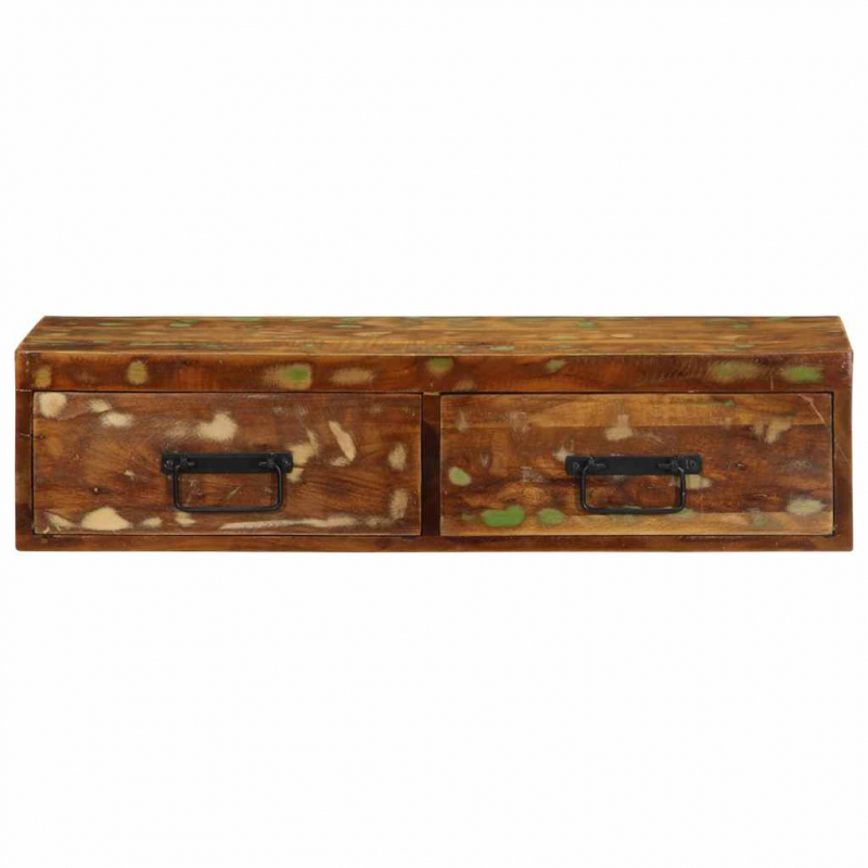 TV-Wandschrank 80x30x19 cm Altholz Massiv