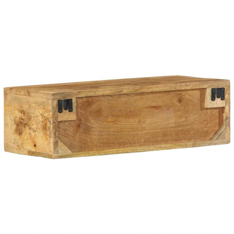 TV-Wandschrank 60x30x19 cm Raues Mangoholz