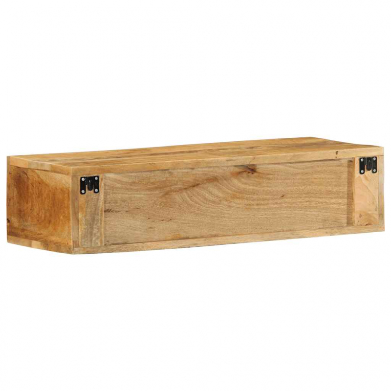 TV-Wandschrank 80x30x19 cm Raues Mangoholz