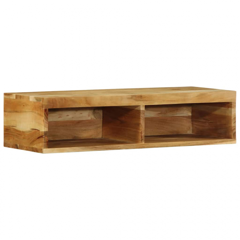 TV-Wandschrank 80x30x19 cm Massivholz Akazie