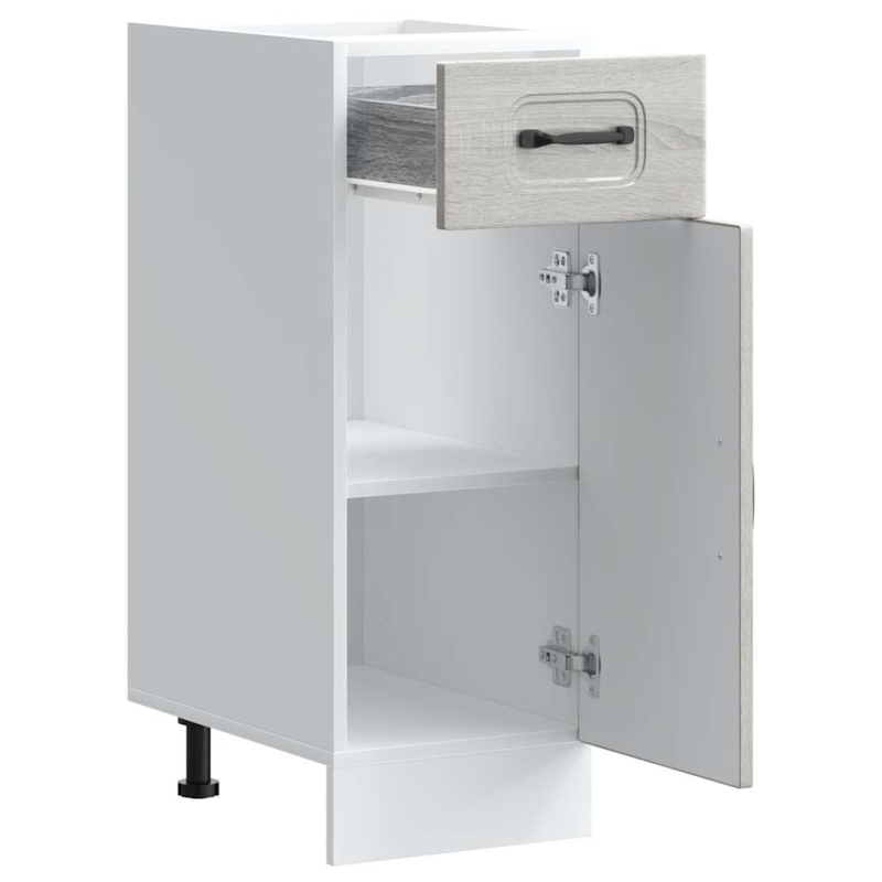 Küchenunterschrank Kalmar Grau Sonoma Holzwerkstoff