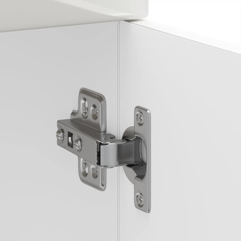 Küchenunterschrank Kalmar Hochglanz-Weiß Holzwerkstoff