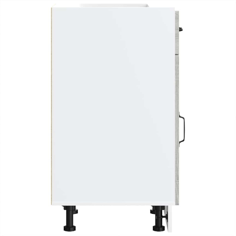 Küchenunterschrank Kalmar Grau Sonoma Holzwerkstoff