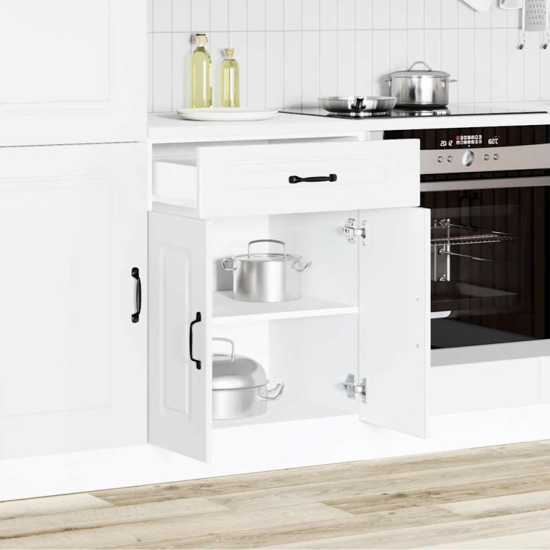 Küchenunterschrank Kalmar Weiß Holzwerkstoff