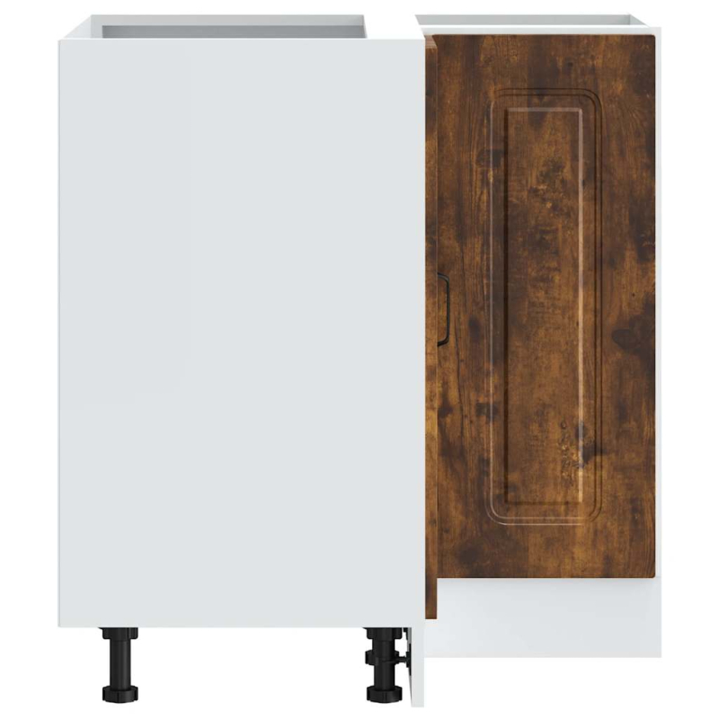 Küchen-Eckunterschrank Kalmar Räuchereiche Holzwerkstoff