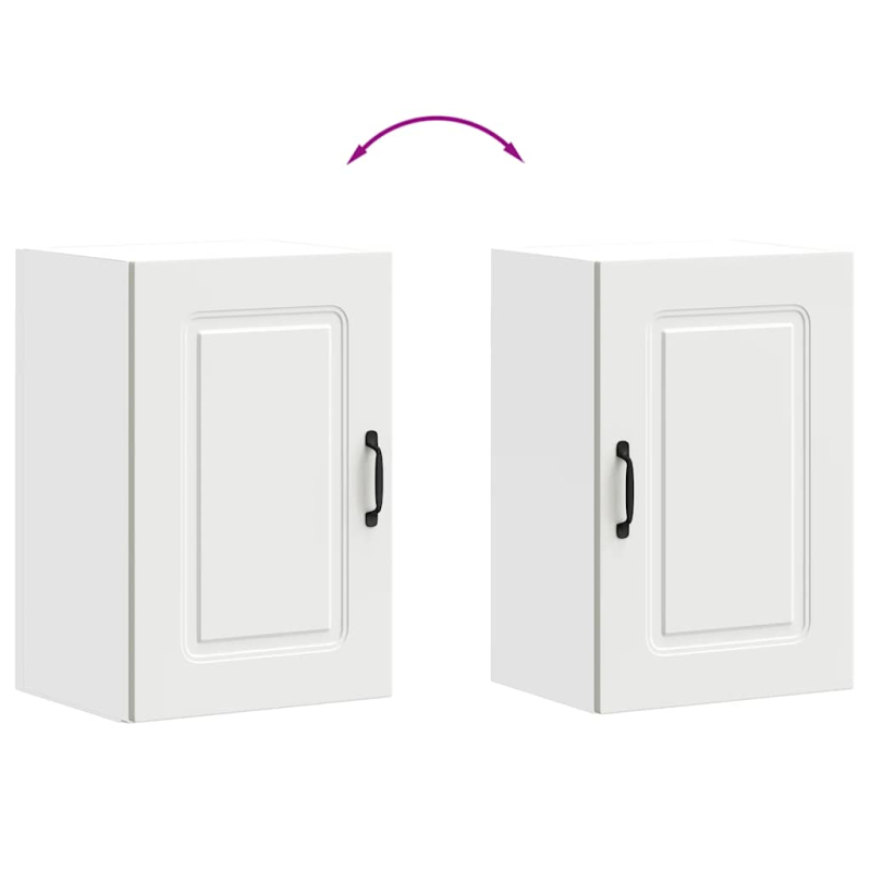 Küchen-Hängeschrank Kalmar Weiß Holzwerkstoff