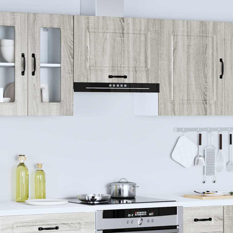 Küchen-Hängeschrank Kalmar Grau Sonoma Holzwerkstoff