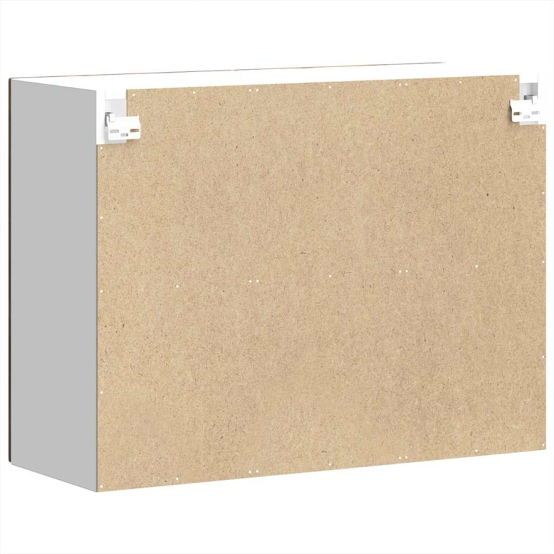 Küchen-Hängeschrank mit Glastür Kalmar Räuchereiche Holzwerkstoff