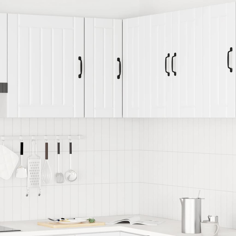 Küchen-Eckhängeschrank Kalmar Weiß Holzwerkstoff