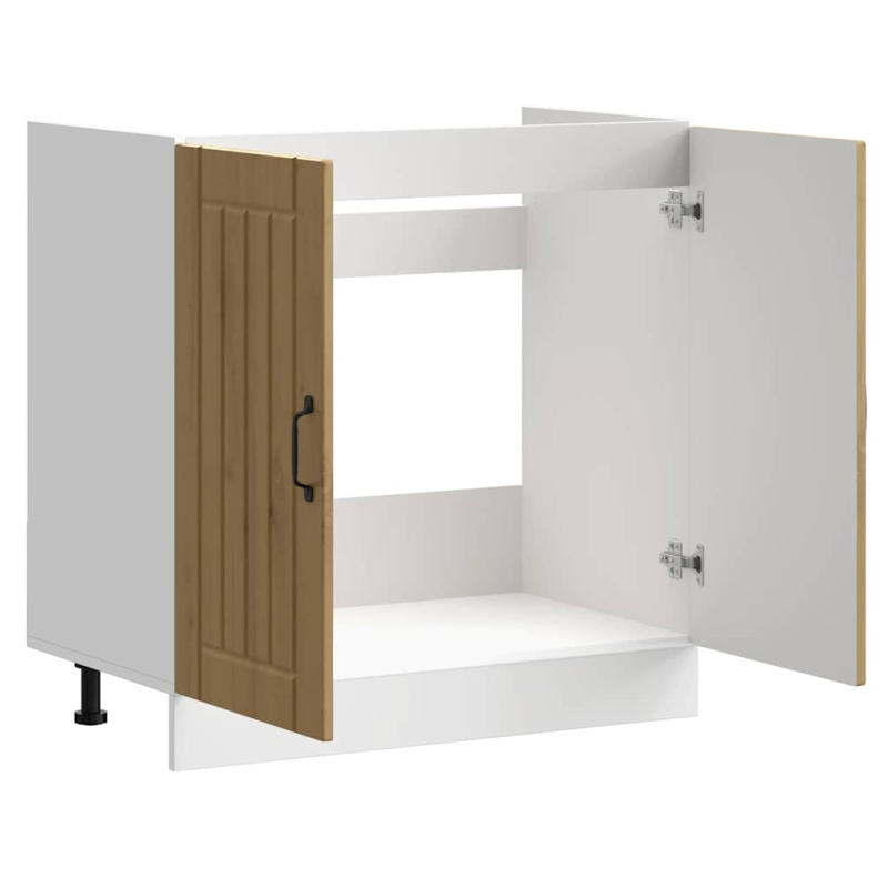 Spülenunterschrank Lucca Artisan-Eiche Holzwerkstoff