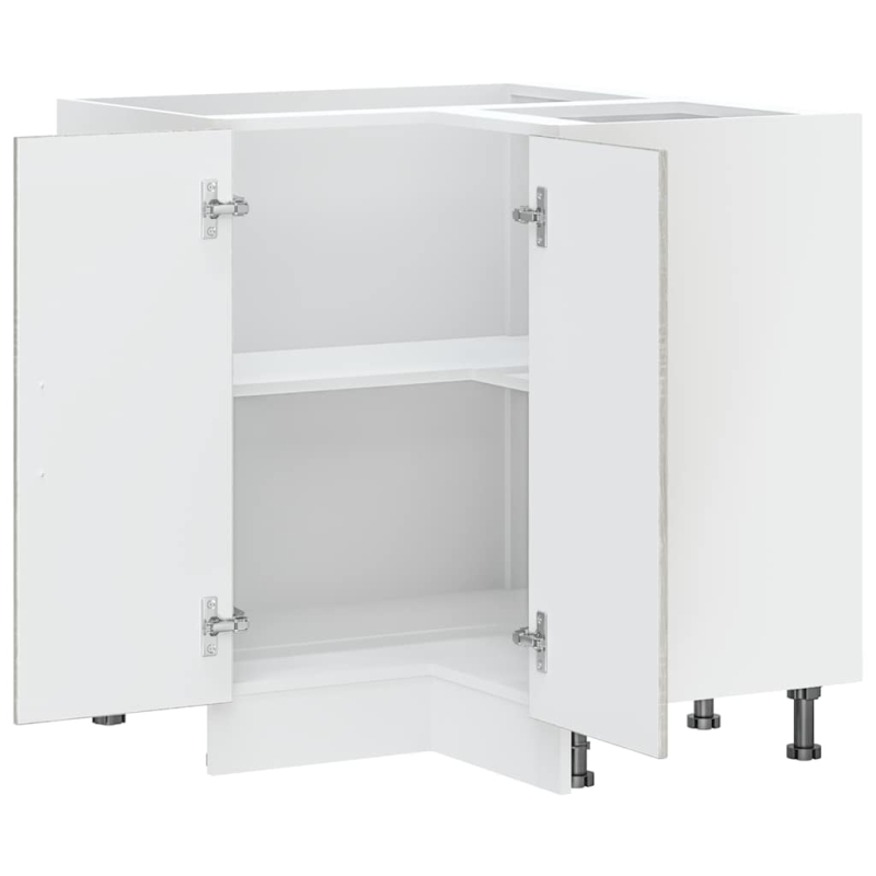 Küchen-Eckunterschrank Lucca Grau Sonoma Holzwerkstoff