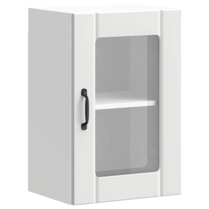 Küchen-Hängeschrank mit Glastür Lucca Weiß