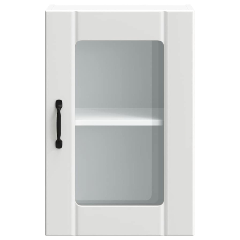 Küchen-Hängeschrank mit Glastür Lucca Weiß