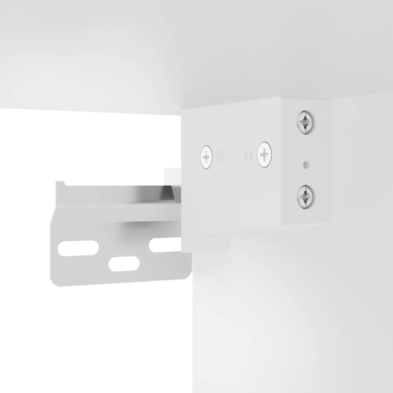 Küchen-Hängeschrank Lucca Hochglanz-Weiß Holzwerkstoff