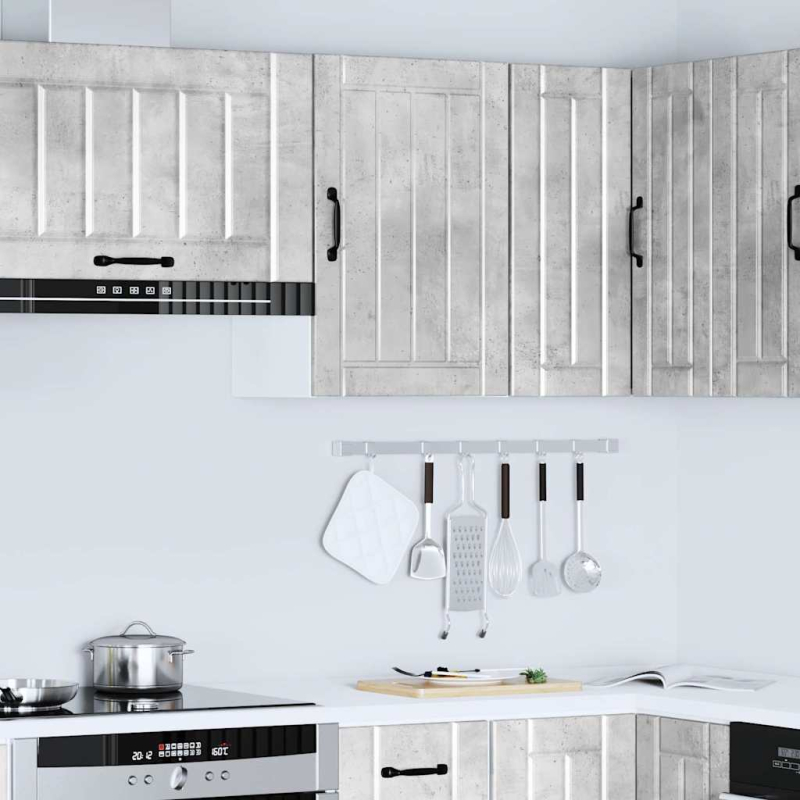 Küchen-Hängeschrank Lucca Betongrau Holzwerkstoff