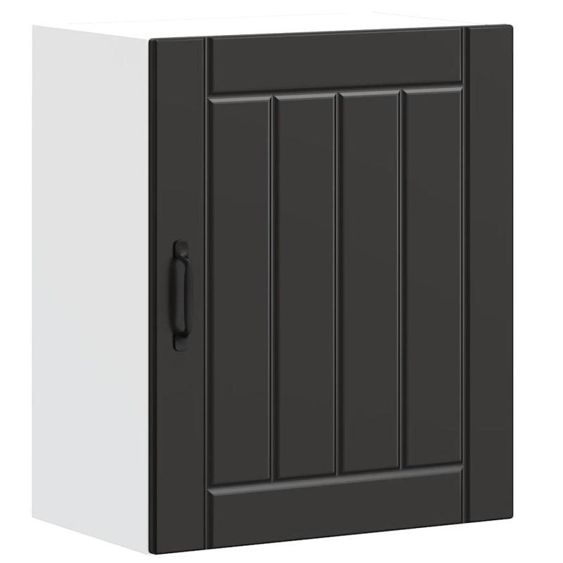 Küchen-Hängeschrank Lucca Schwarz Holzwerkstoff