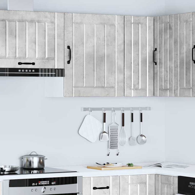 Küchen-Hängeschrank Lucca Betongrau Holzwerkstoff