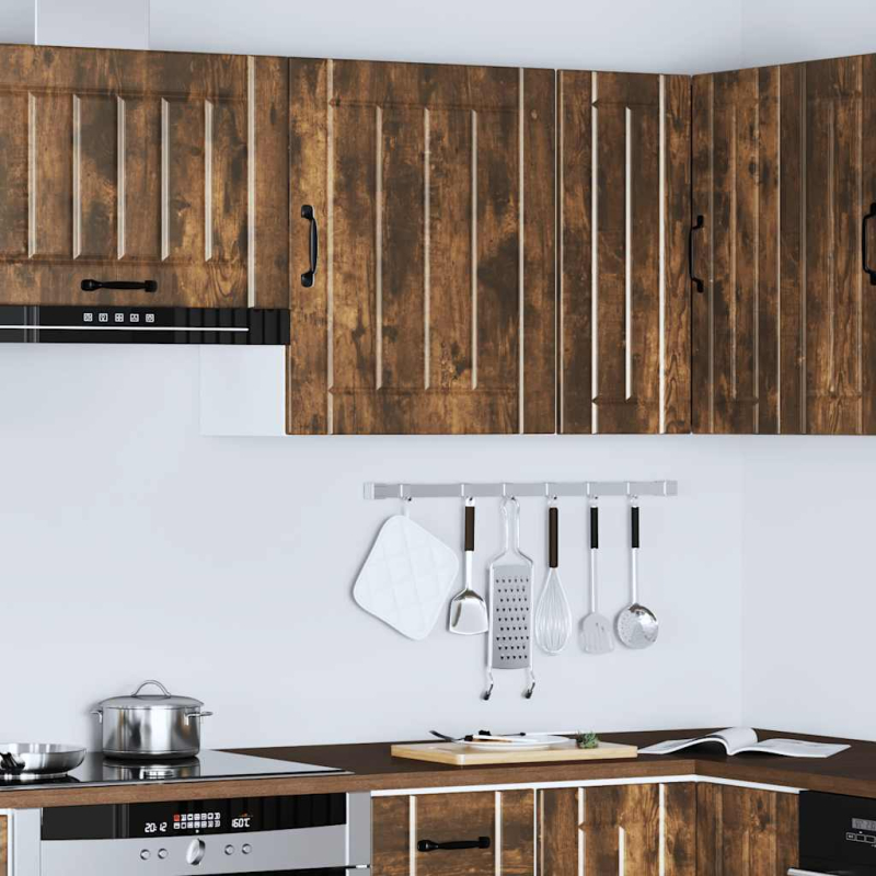 Küchen-Hängeschrank Lucca Räuchereiche Holzwerkstoff