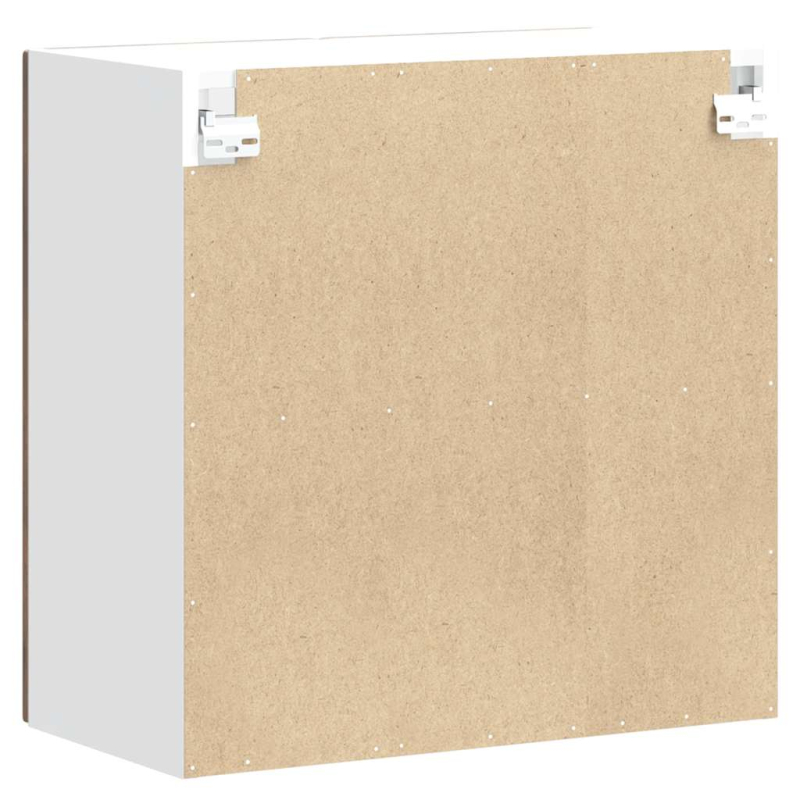 Küchen-Hängeschrank mit Glastür Lucca Räuchereiche Holzwerkstoff
