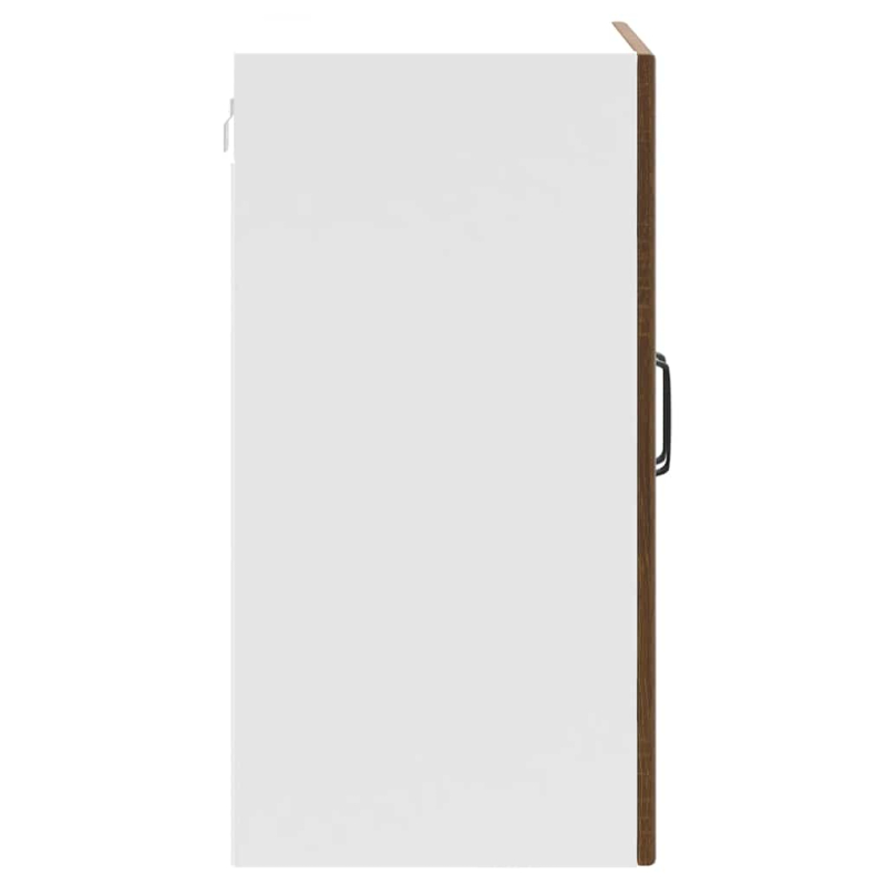 Küchen-Hängeschrank mit Glastür Lucca Braun Eichen-Optik