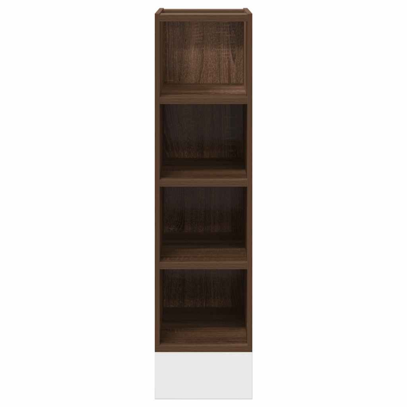 Unterschrank Braun Eichen-Optik 20x44,5x81,5 cm Holzwerkstoff