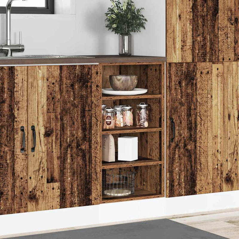 Unterschrank Riga Altholz-Optik 40x44,5x81,5 cm Holzwerkstoff