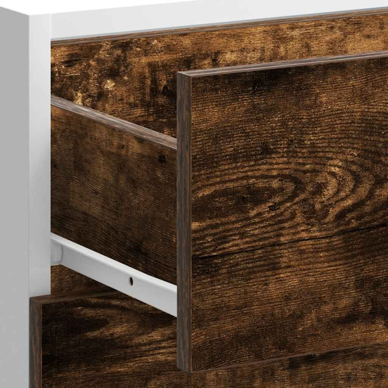 Küchenunterschrank Lyon Räuchereiche Holzwerkstoff