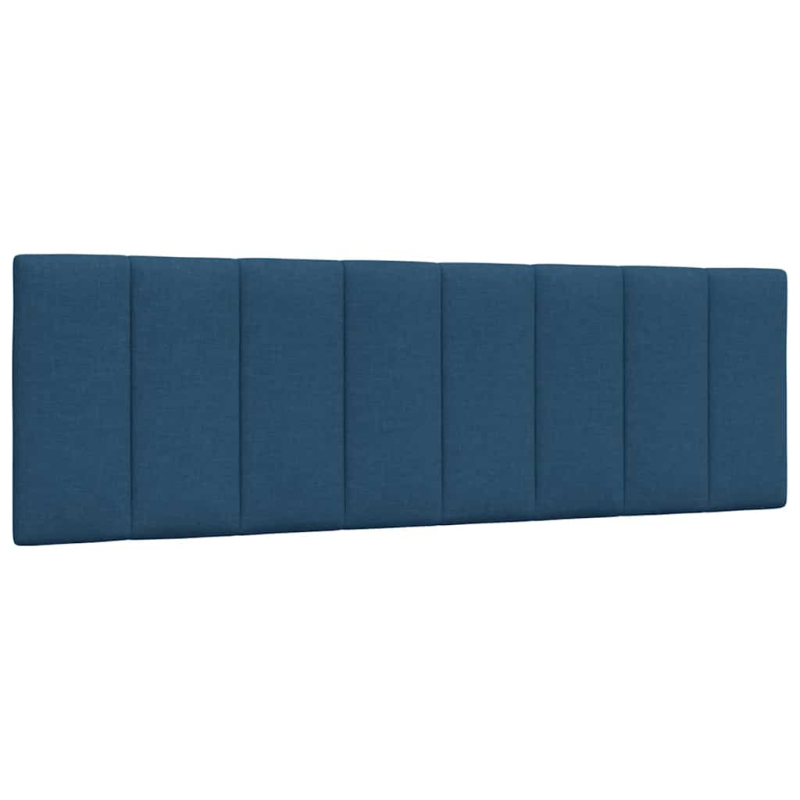 Bett mit Matratze Blau 160x200 cm Stoff