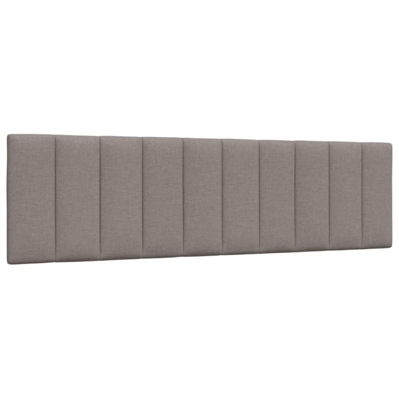 Bett mit Matratze Taupe 180x200 cm Stoff