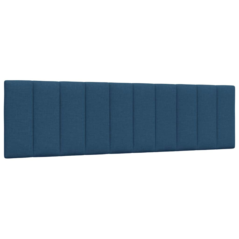 Bett mit Matratze Blau 180x200 cm Stoff