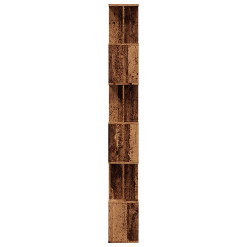 Bücherregal Altholz-Optik 80x24x192 cm Holzwerkstoff